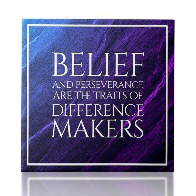 Carreau Croyance et persévérance Traits des facteurs de di (Belief & Perseverance Traits of Difference Maker Ceramic Tile Cover Photo)