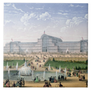 Carreau Crystal Palace, Sydenham, c.1862 (litho de