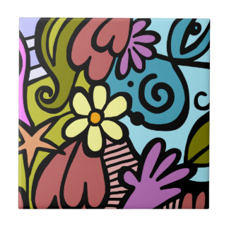 Carreau Cubisme Abstrait moderne