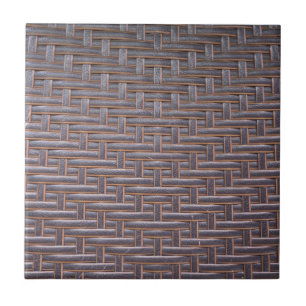 Carreau Cuir Faux tissé