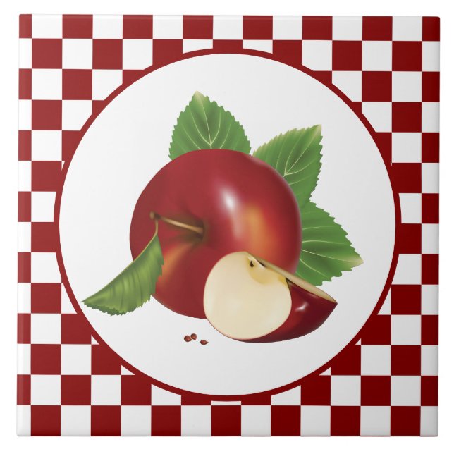 Carreau Cuisine à pomme de campagne mignonne (Devant)