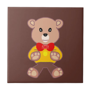 Carreau Cuisine Bowtie Teddy Ours Carrelage en céramique B