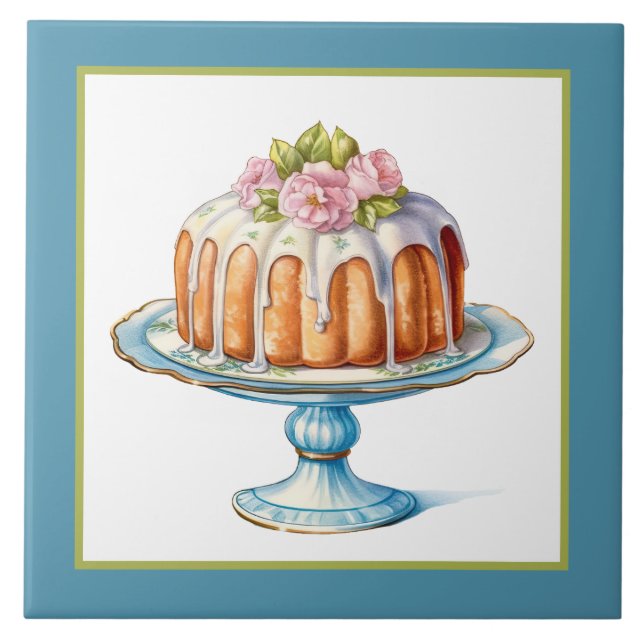 Carreau Cuisine de gâteau mignonne artisanat maison d'affa (Devant)