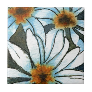 Carreau Cuisine "florale" Carrelée Jardin Carrelage cérami