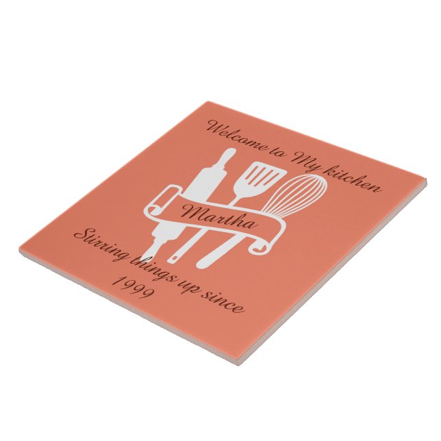 Carreau Cuisine personnalisée (Côté)