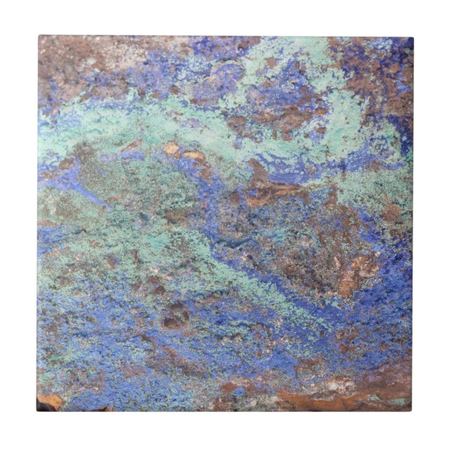 Carreau Cuivre bleu (Devant)