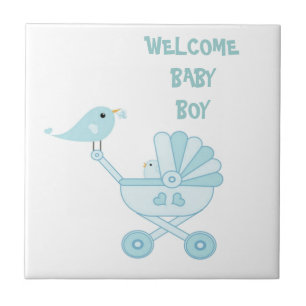 Carreau Cute Blue Baby boy