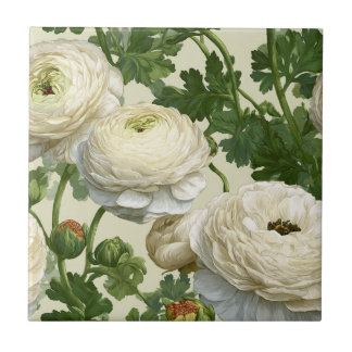 Carreau Cute Decorative Ranunculus Tiles For Kitchen Floor
