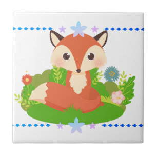 Carreau Cute Little Fox