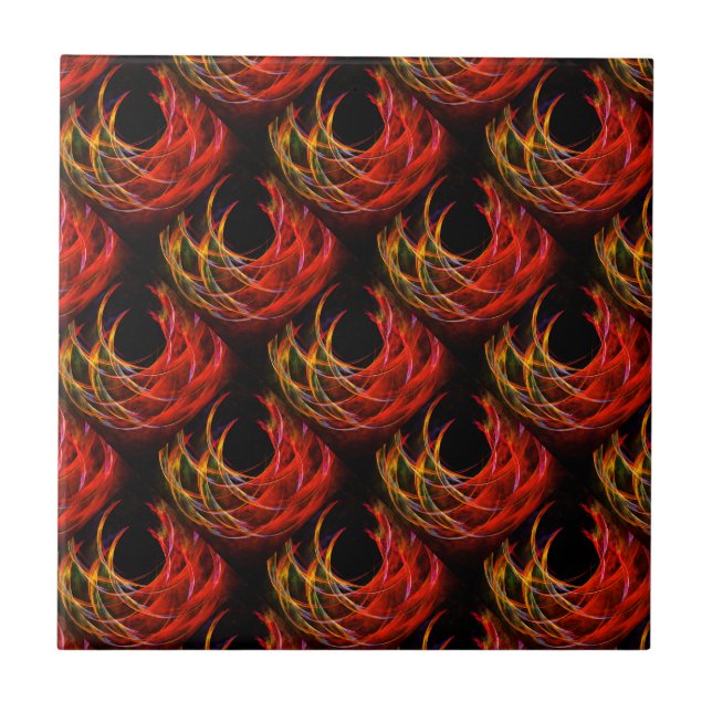 Carreau Cute Modern Boho Elegant Abstract Art Pattern #503 (Devant)