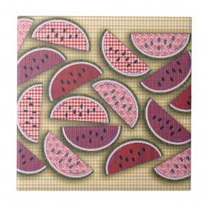 Carreau Cute Retro Watermelons