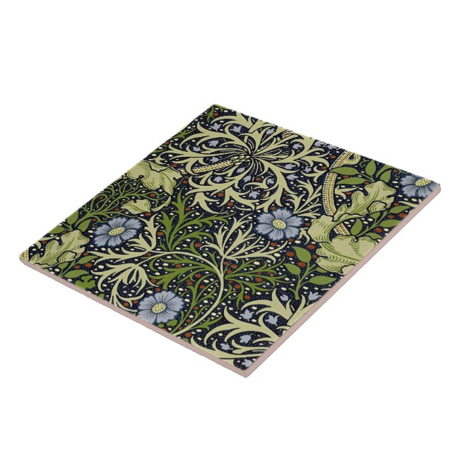 Carreau Cute Seaweed Vintage William Morris Fond d'écran (Côté)