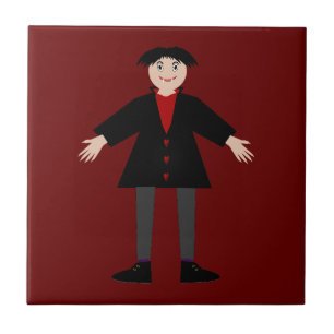 Carreau Cute Vampire Halloween