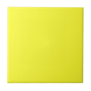 Carreau Daffodil Jaune Couleur solide   Classic Elegant