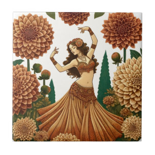 Carreau Dahlia Belly Dancer