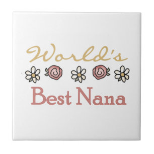Carreau Daisées et Roses Best Nana Cadeaux