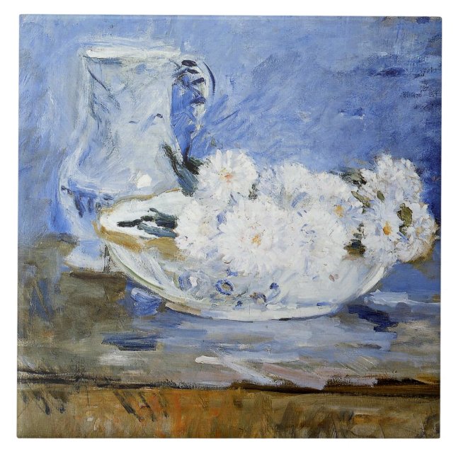 Carreau Daisies, tableau de Berthe Morisot, (Devant)