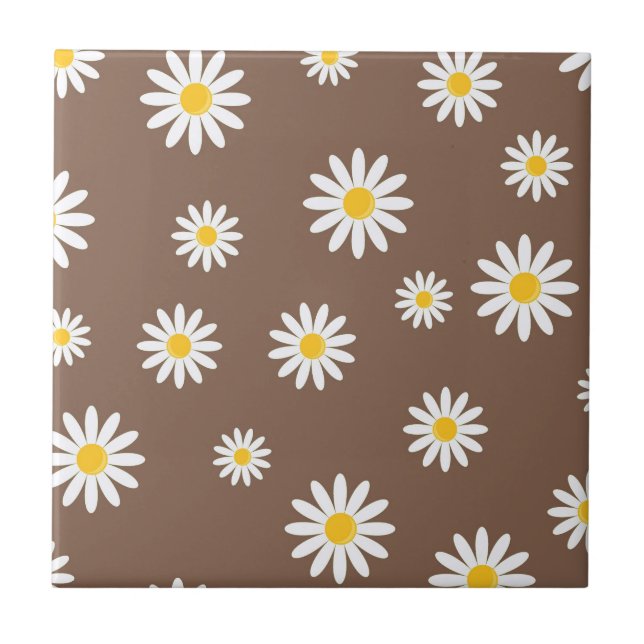 Carreau Daisy Meadows Terme Brown (Devant)