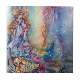 Carreau DAME OF LAKE, magie et mystère