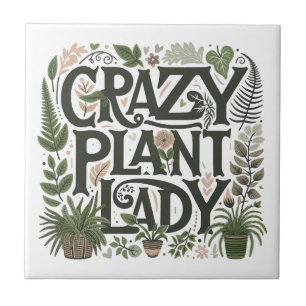 Carreau Dame Plante folle