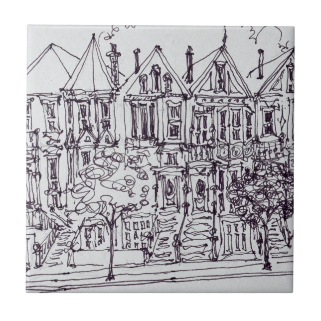 Carreau Dames peintes| San Francisco, Californie (Devant)