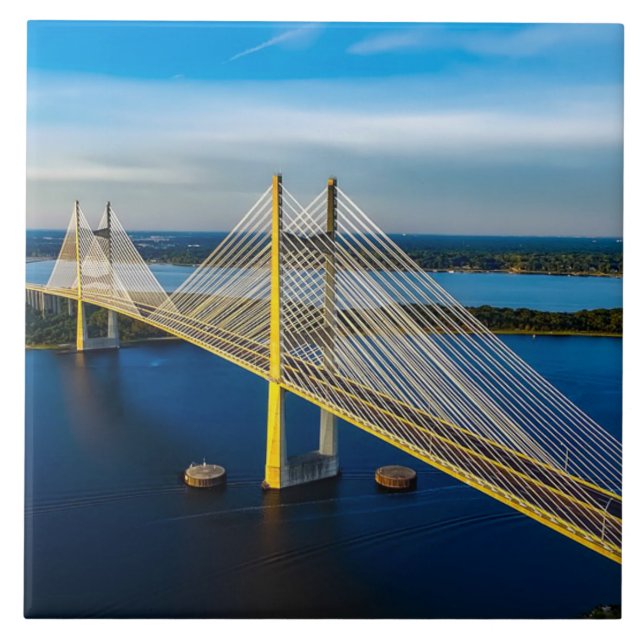 Carreau Dames Point Bridge, Jacksonville (Devant)