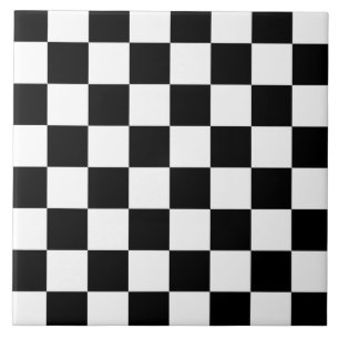 Carreau Damier Noir et Blanc Classique