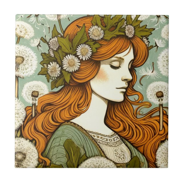 Carreau Dandelion, déesse royale (Devant)