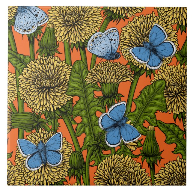 Carreau Dandelion medow (Devant)