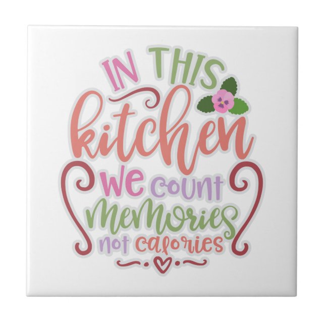 Carreau Dans Cette Cuisine, Nous Comptons Des Souvenirs Et (Devant)