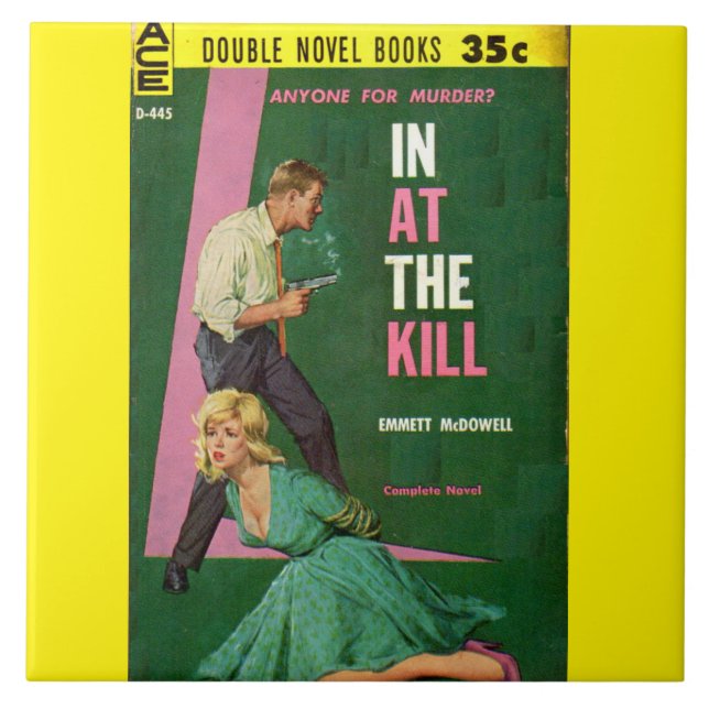 Carreau Dans la couverture du roman à la pulpe de Kill (Devant)