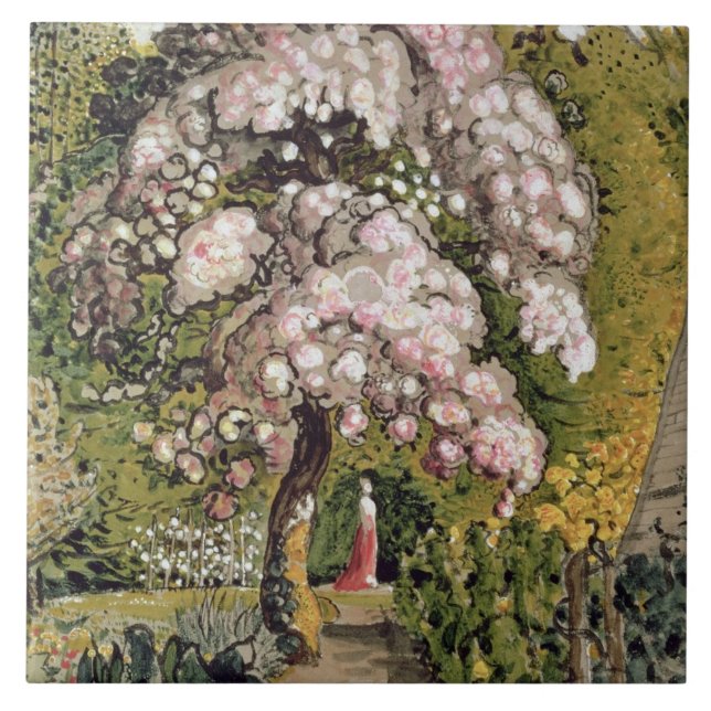 Carreau Dans un jardin de Shoreham (la semaine) (Devant)