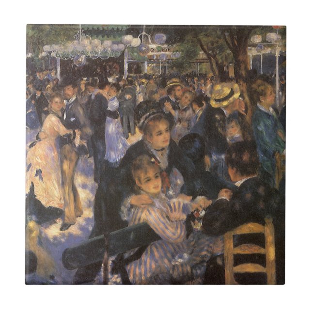 Carreau Danse au Moulin de la Galette par Pierre Renoir (Devant)