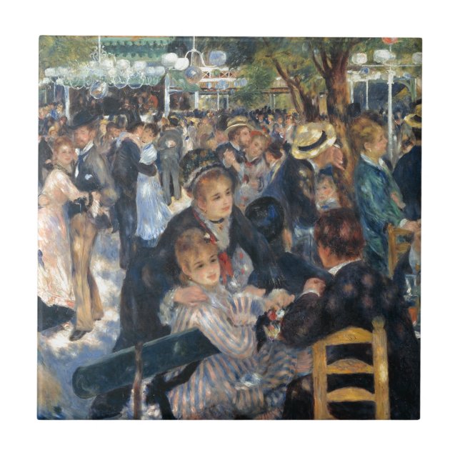 Carreau Danse au Moulin de la Galette par Renoir (Devant)