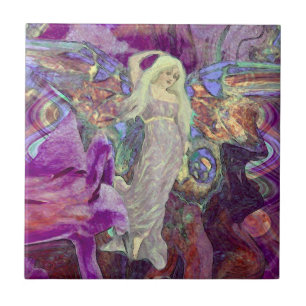 Carreau Danse de la fée de papillon
