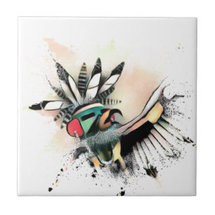 Carreau Danseur autochtone de Kachina