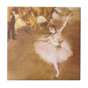 Carreau Danseur de ballet Diplôme de la peinture étoile