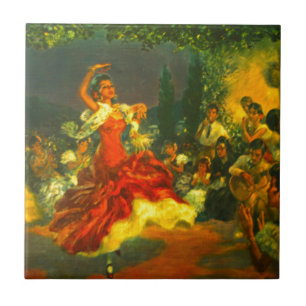 Carreau Danseur de flamenco