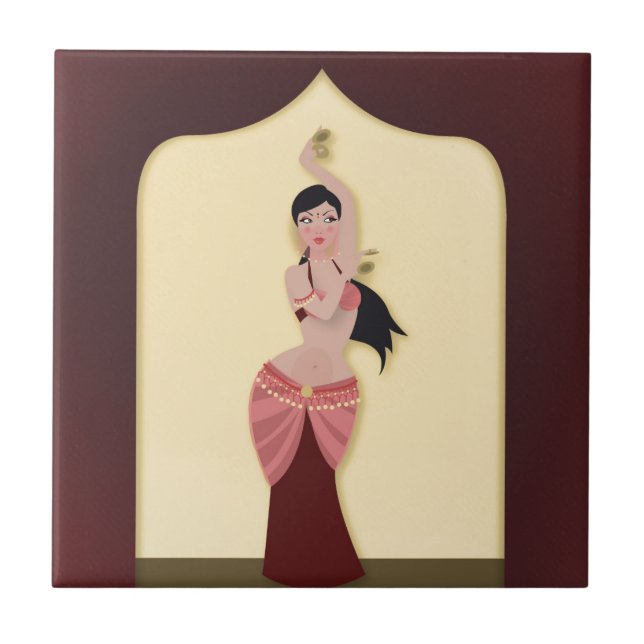 Carreau Danseuse du Moyen-Orient (Devant)