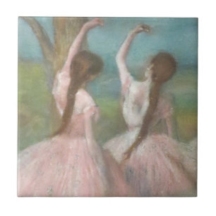 Carreau Danseuses en rose Edgar Degas