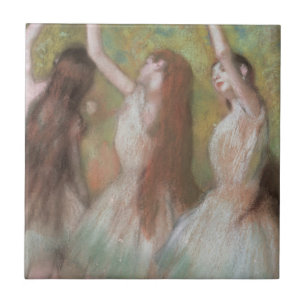 Carreau Danseuses Vertes par Edgar Degas, Art de Ballet An