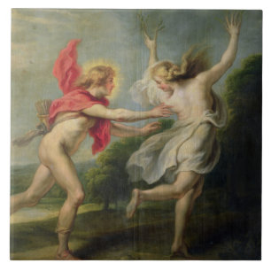 Carreau Daphne et Apollo (huile)