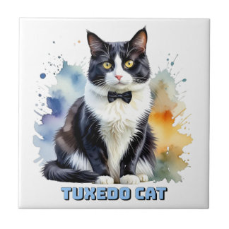 Carreau Dapper Tuxedo Cat