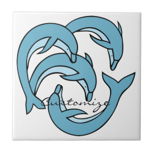 Carreau Dauphins bleus entourant Thunder_Cove