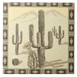 carreau de cactus du sud-ouest