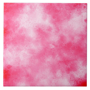 Carreau de céramique à effet de nuage rose
