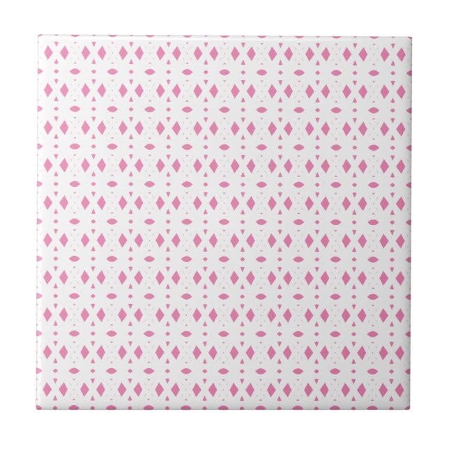 carreau de céramique Blanc-rose (Devant)