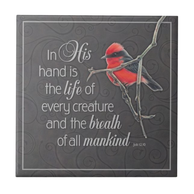 Carreau de céramique cardinal (Devant)