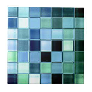 Carreau de céramique coloré unique