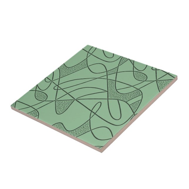 Carreau de céramique : CONTEMPO - VERT DE SEAFOAM (Côté)